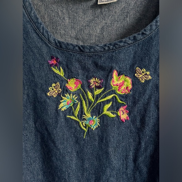 Denim maxi dress - Picture 2 of 4